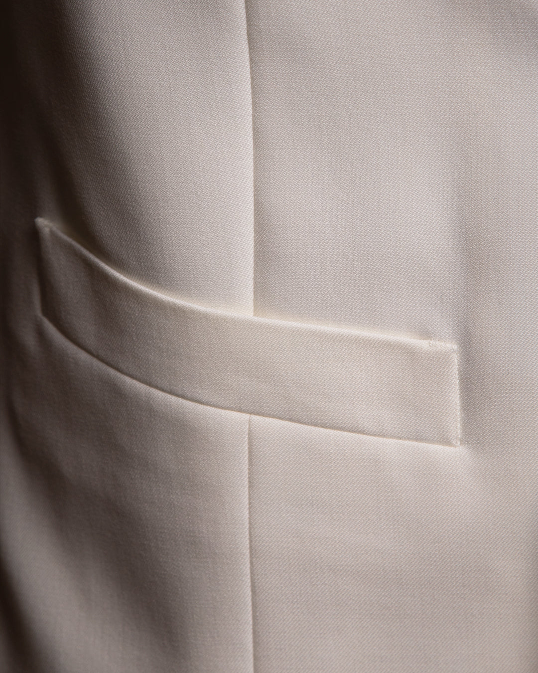 Gilet Bianco Sciallato