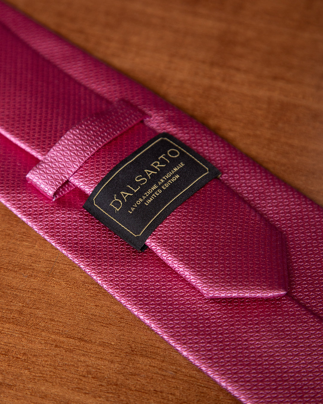 Cravatta Micro-Jacquard Ciclamino