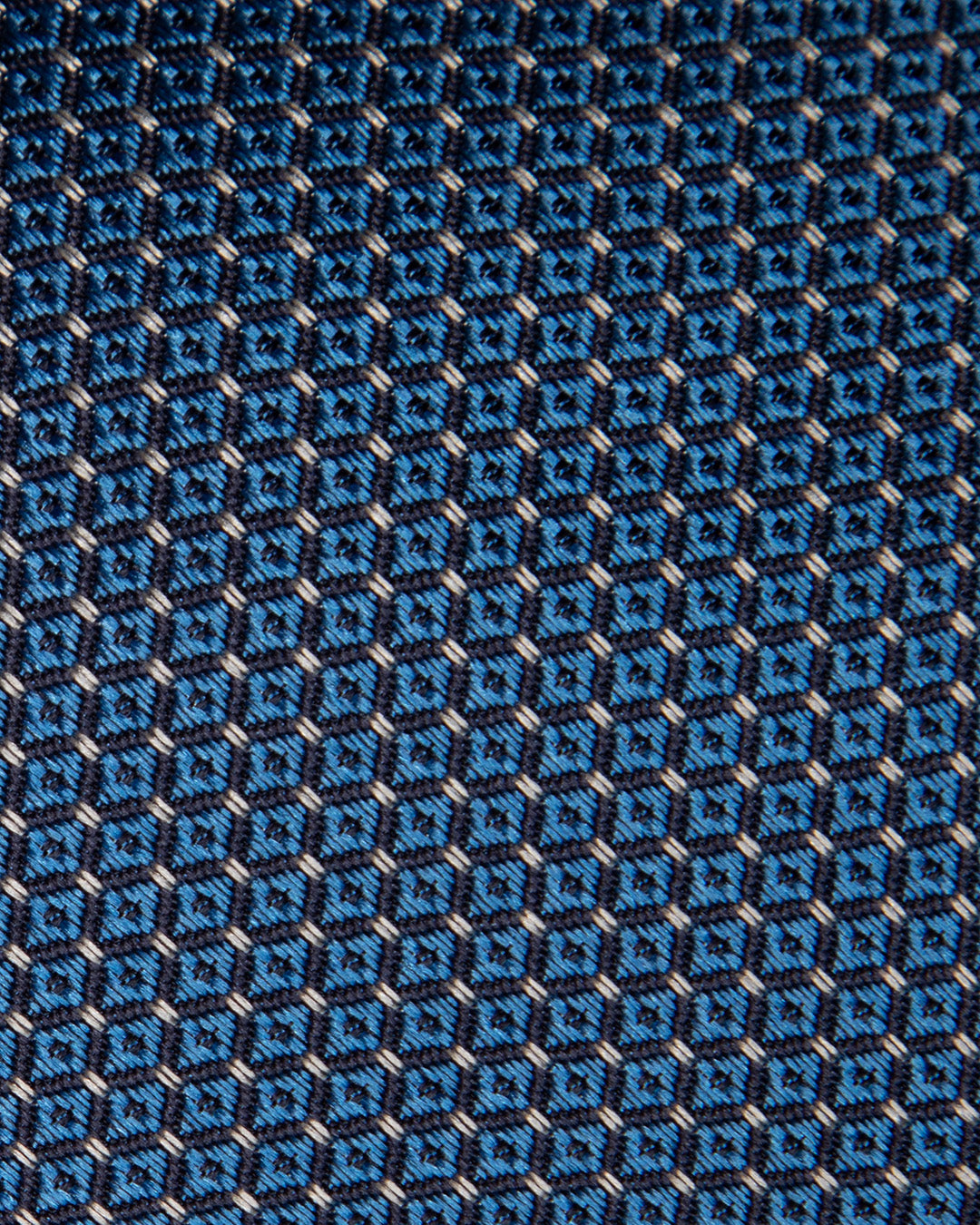 Cravatta Blu Nido d’Ape Color Avio