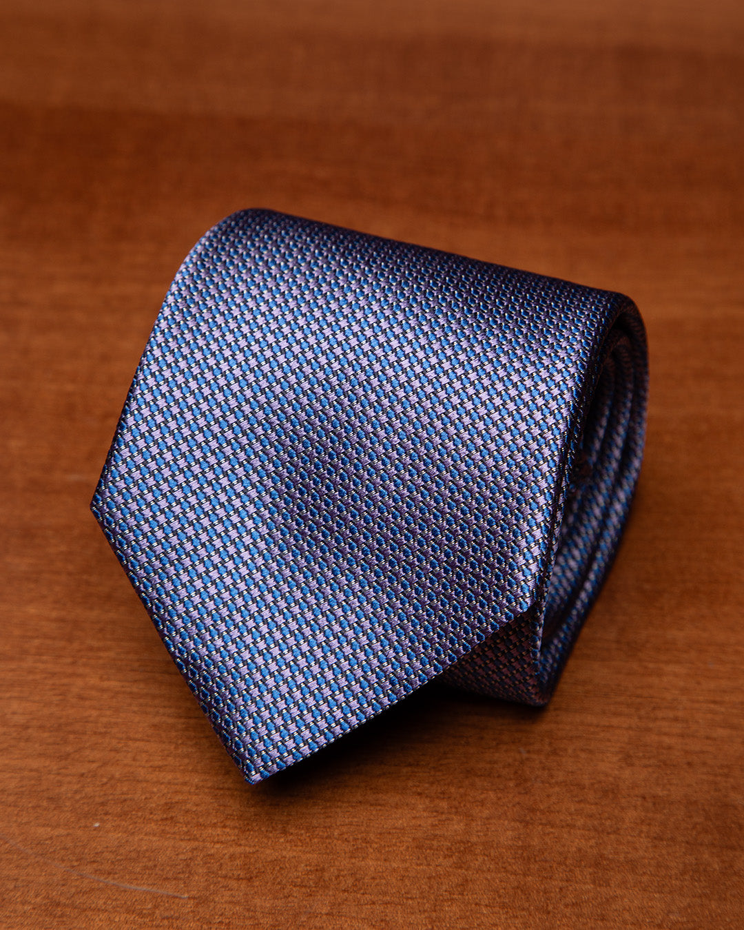 Cravatta Micro-rilievo Jacquard Viola