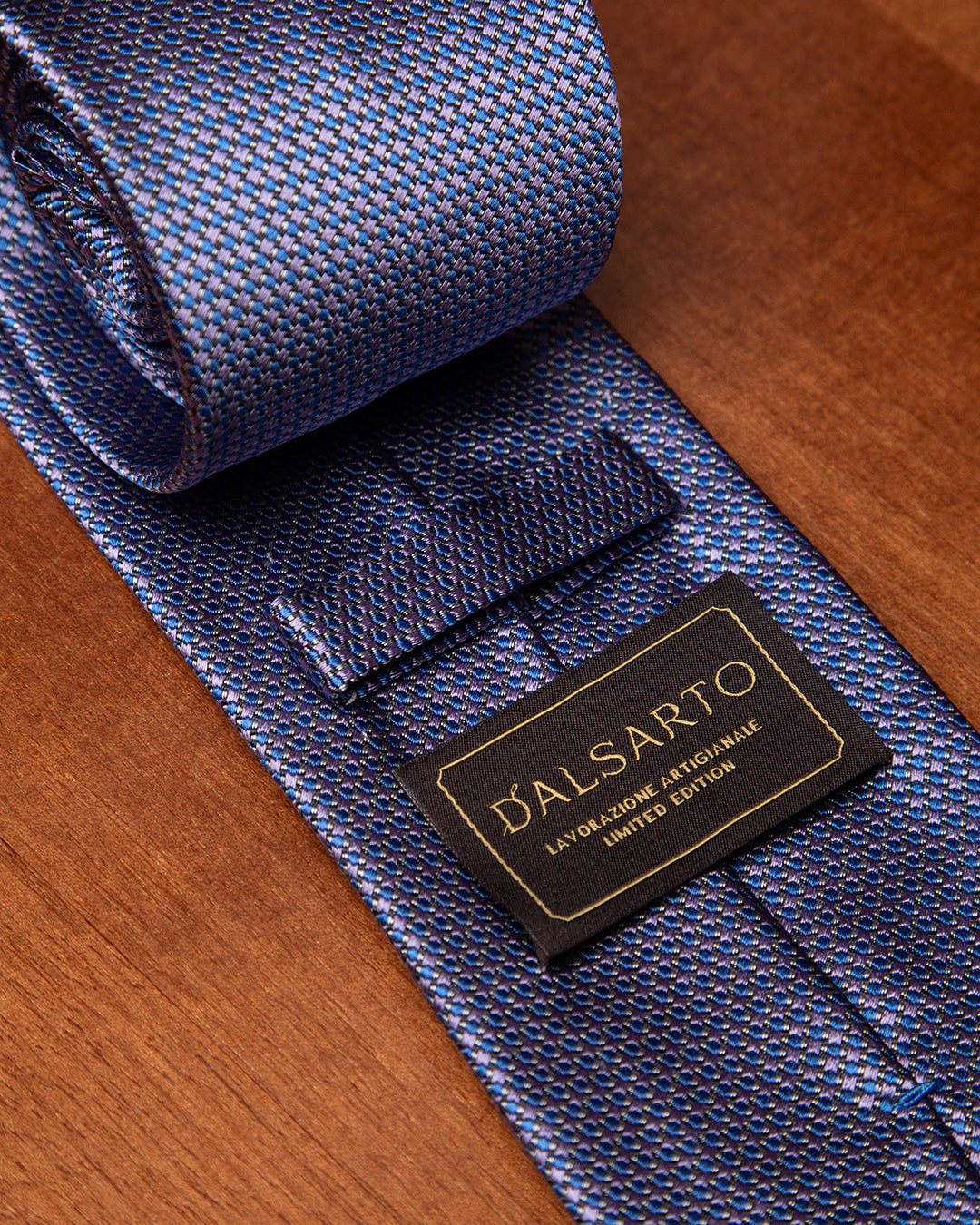 Cravatta Micro-rilievo Jacquard Viola