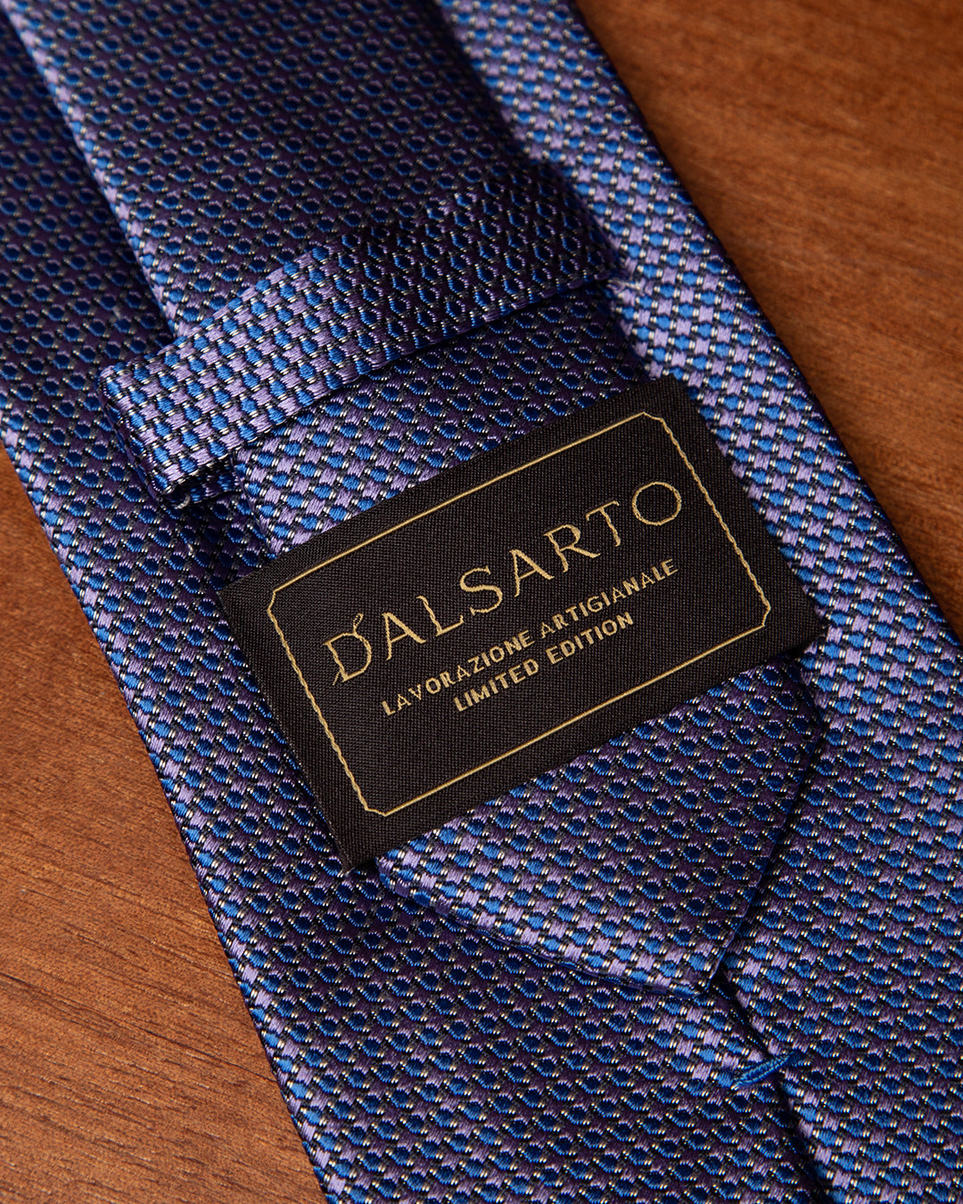 Cravatta Micro-rilievo Jacquard Viola