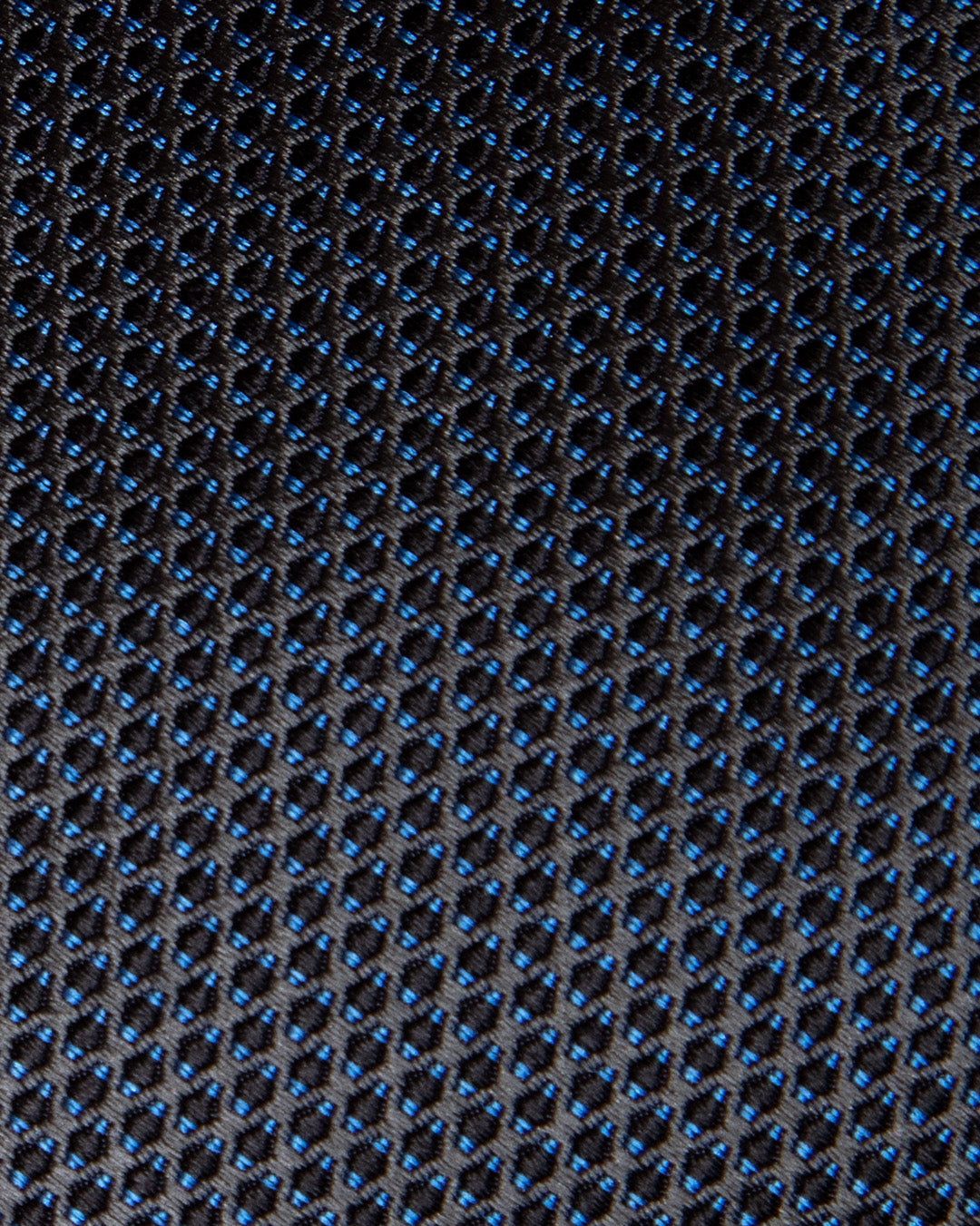 Cravatta Blu Navy con Micro-Jacquard Celeste