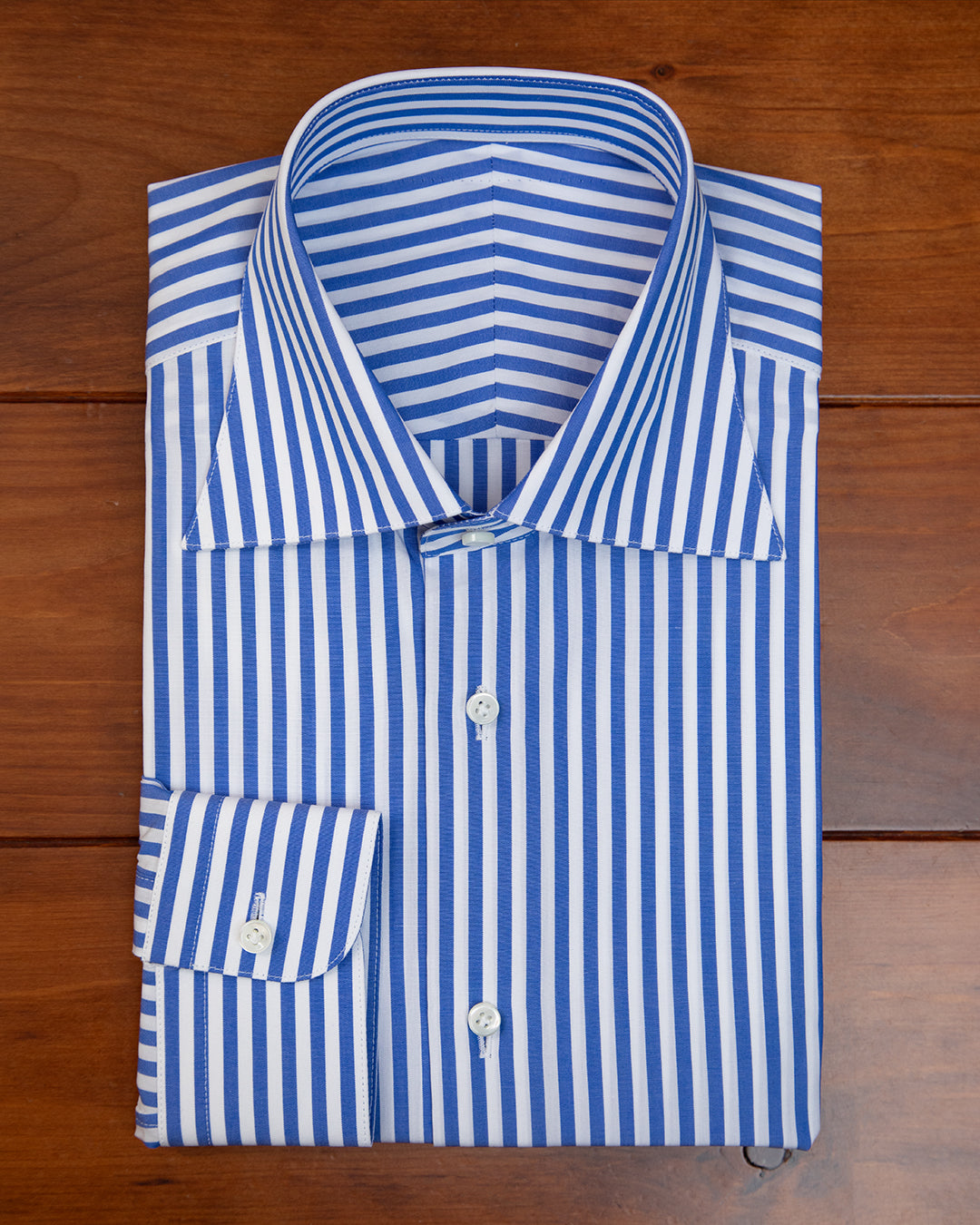 Camicia Bacchettata Azzurro e Bianco