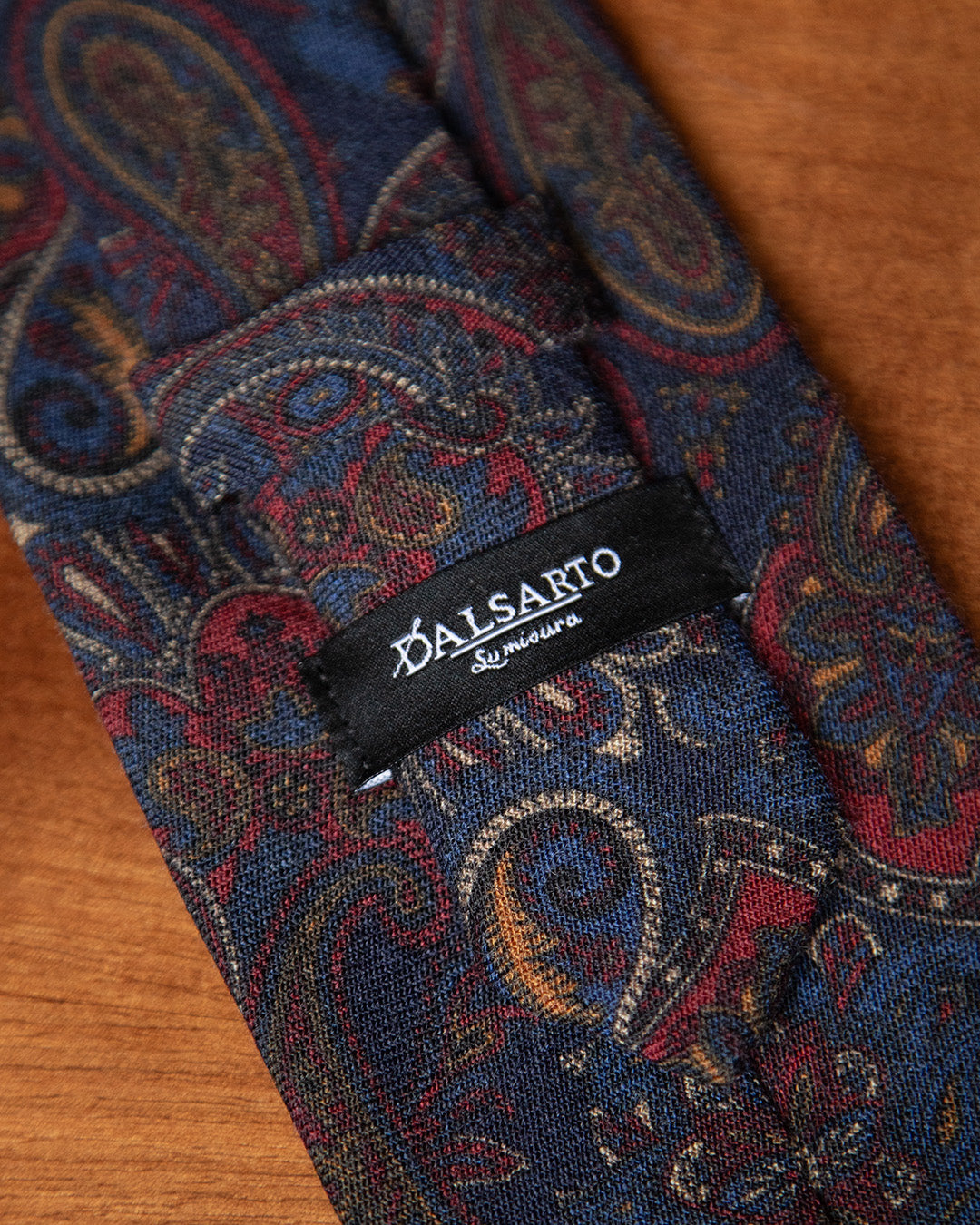 Blue Tie with Floral Pattern