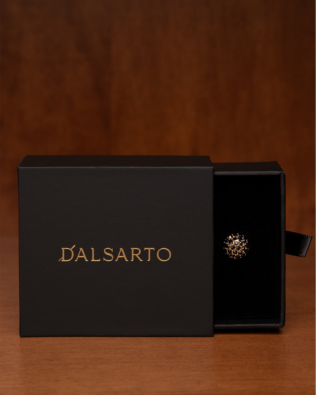Gold and Black Cufflinks