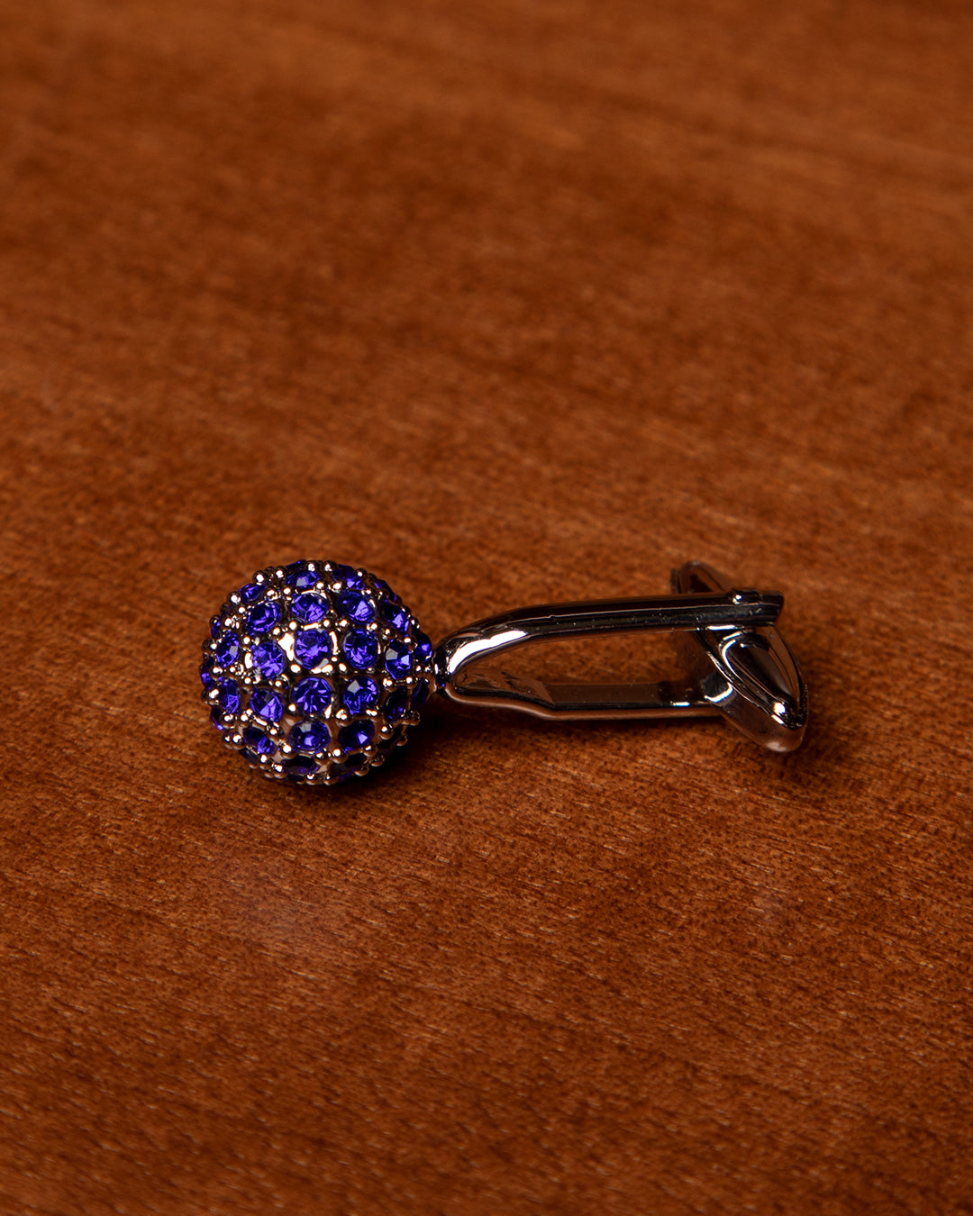 Gold and Purple Cufflinks