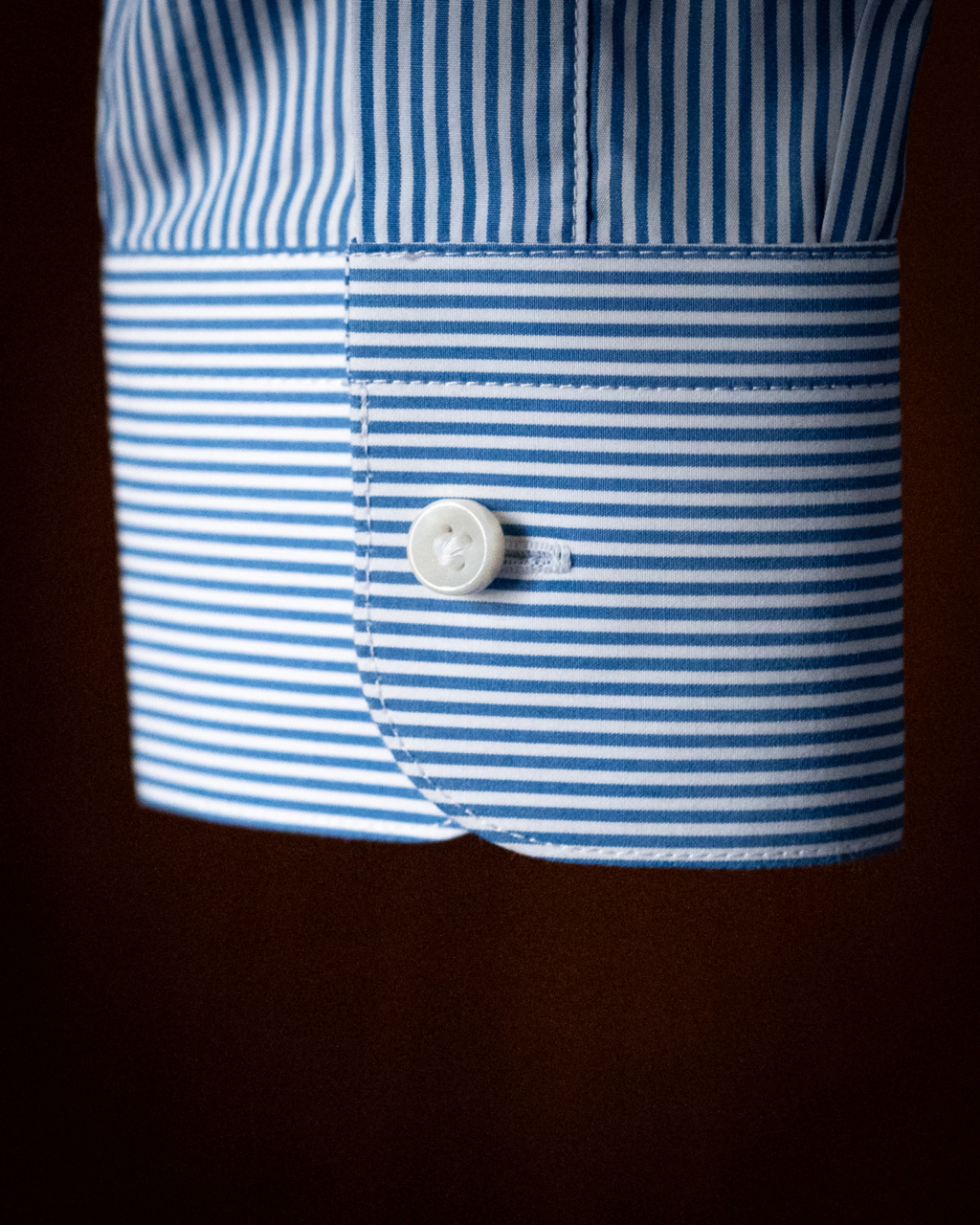 Camicia Blu Bacchettata