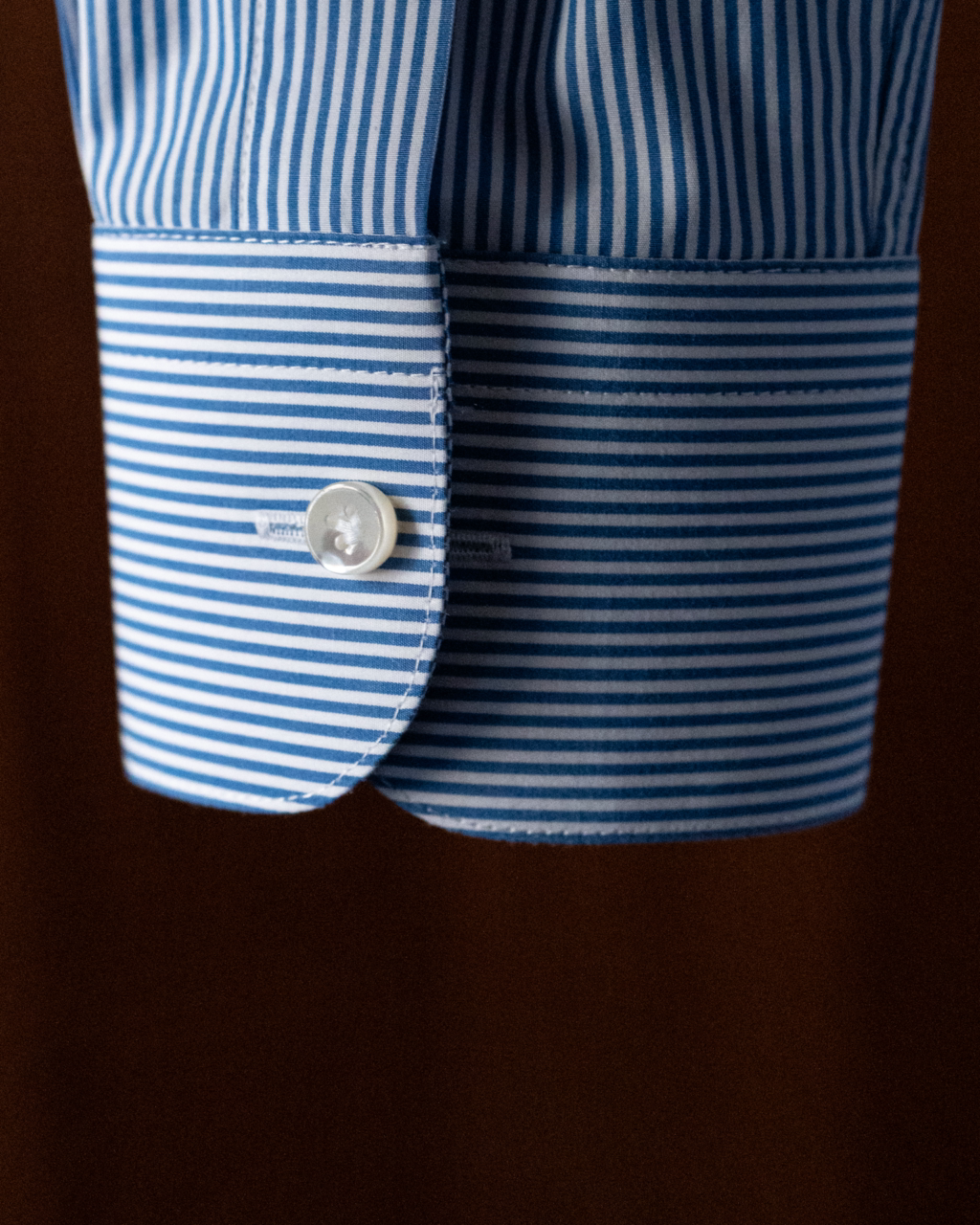 Camicia Blu Bacchettata