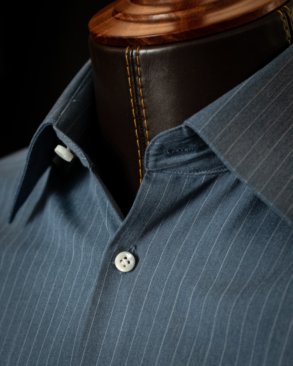 Camicia Bellini Blu Bacchettata