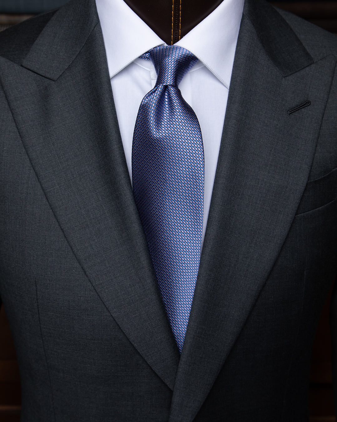 Cravatta Micro-rilievo Jacquard Viola