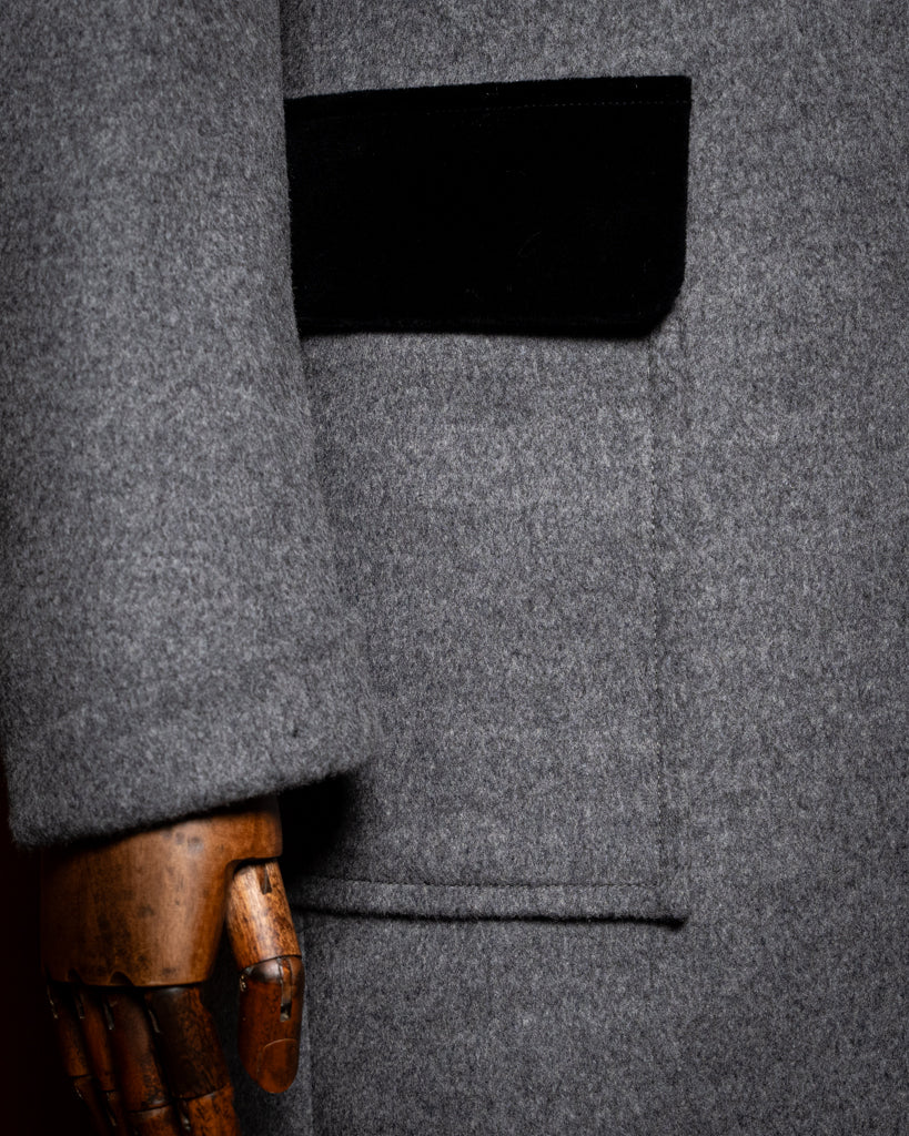 Ash Gray Mantegna Coat