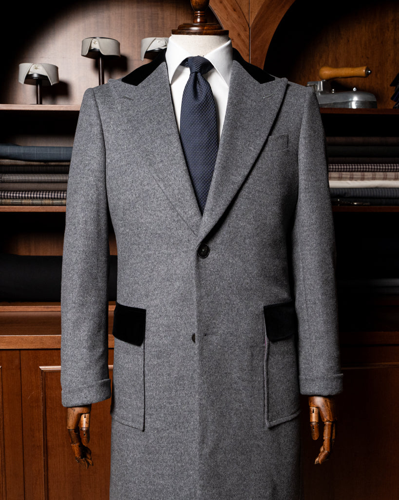 Ash Gray Mantegna Coat
