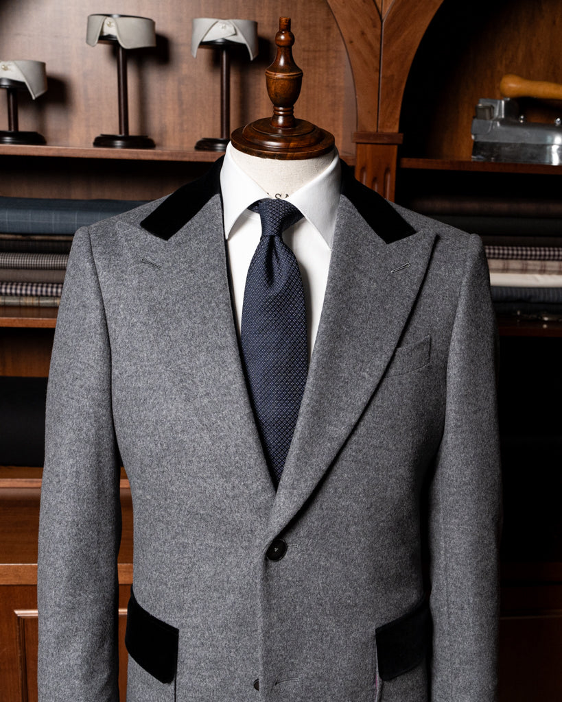 Ash Gray Mantegna Coat