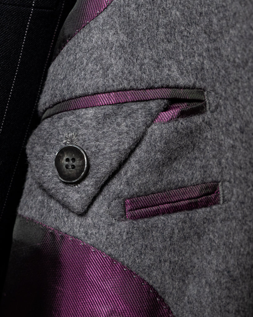 Ash Gray Mantegna Coat