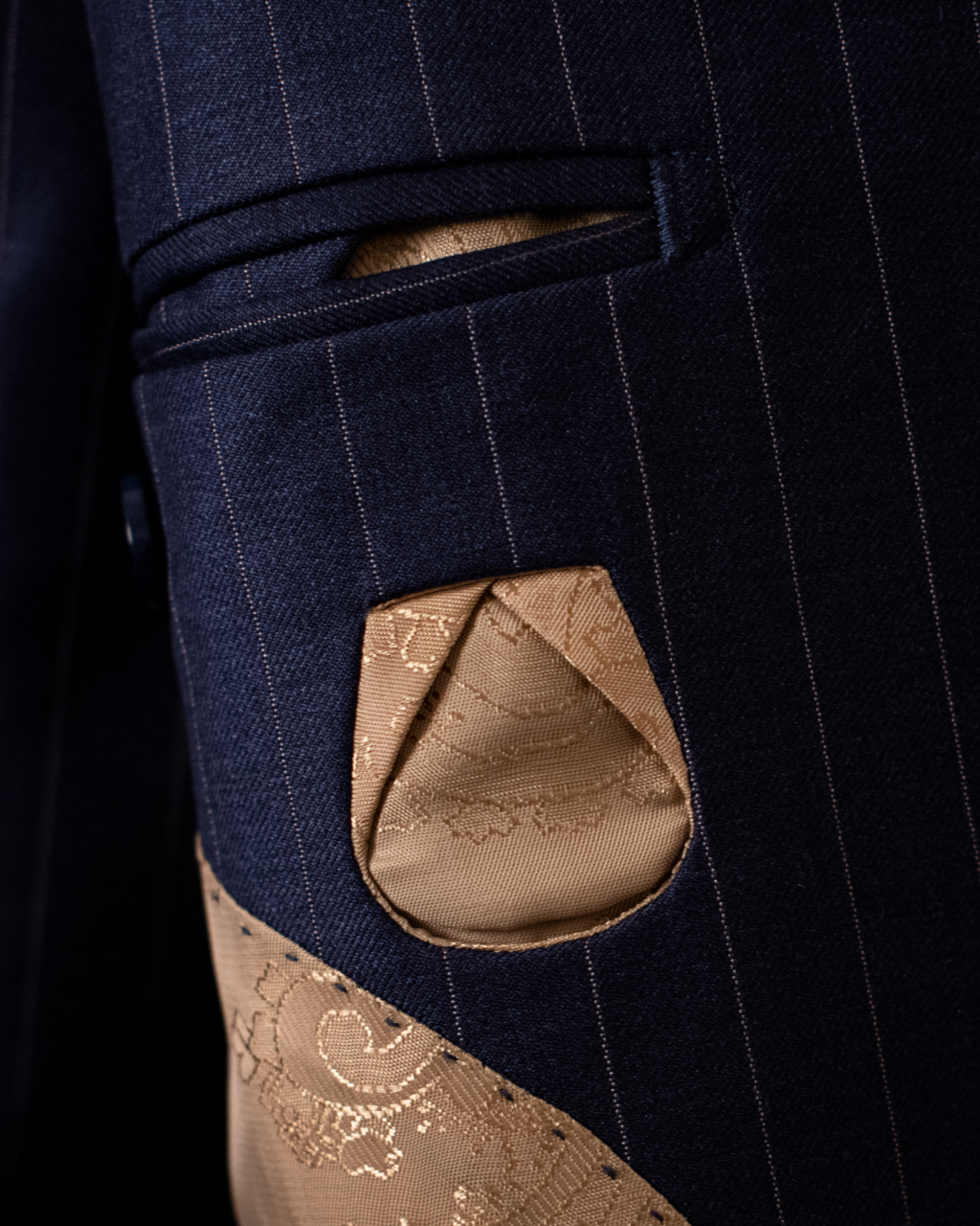 Modernico 3-Piece Blue Pinstripe Suit