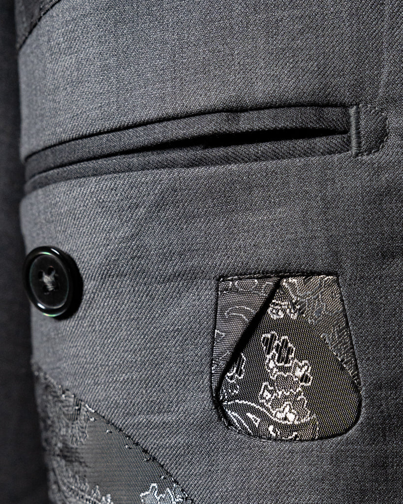 Giotto Suit 3 Pieces Pearl Gray