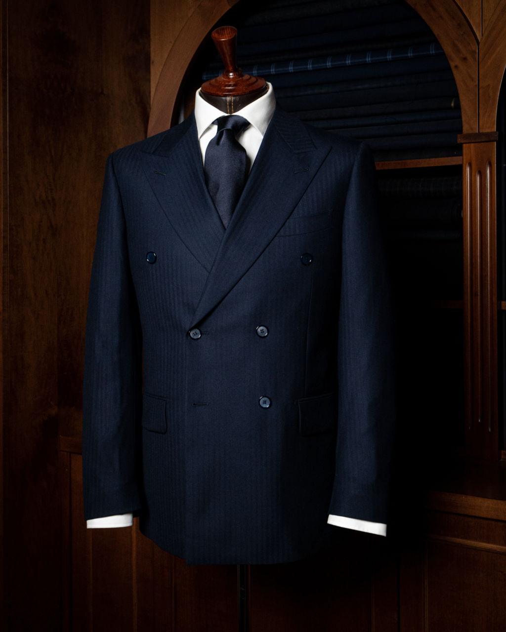 Herringbone Blue Grinta Suit