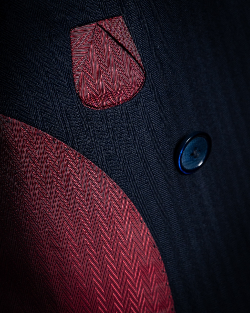 Herringbone Blue Grinta Suit