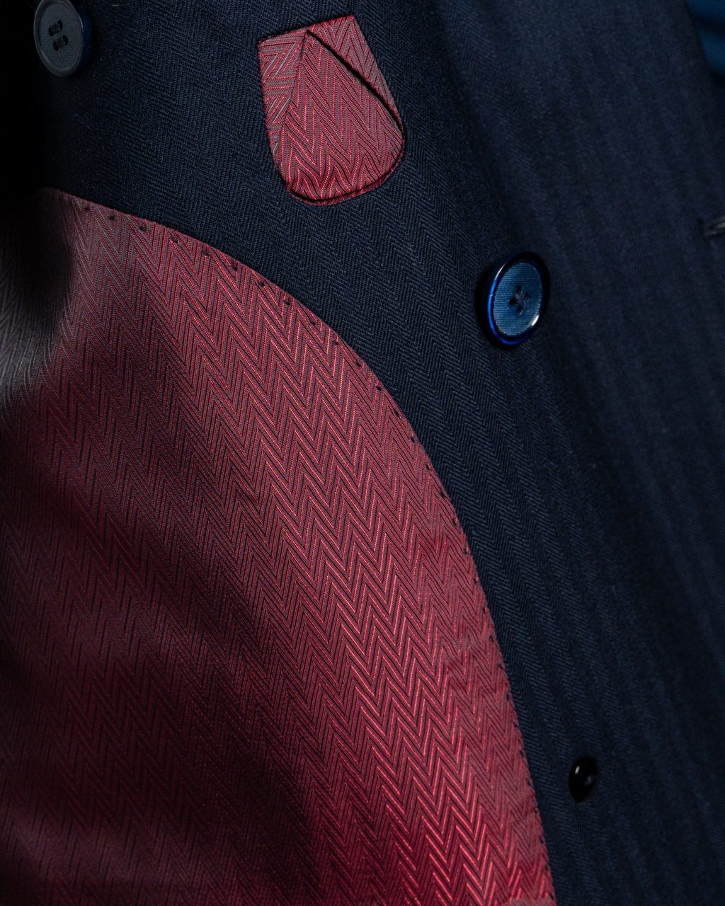 Herringbone Blue Grinta Suit