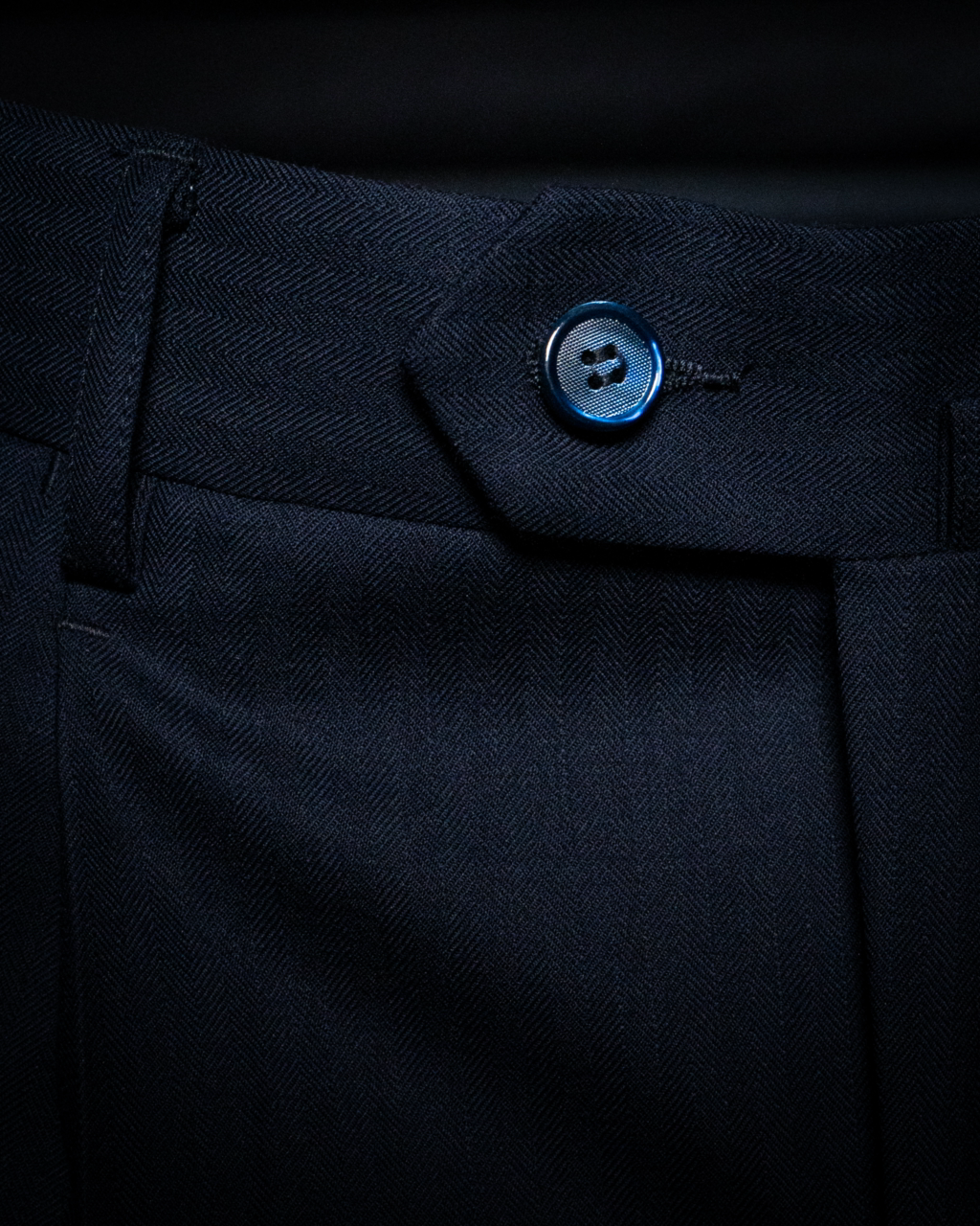 Abito Canova Blu Spinato