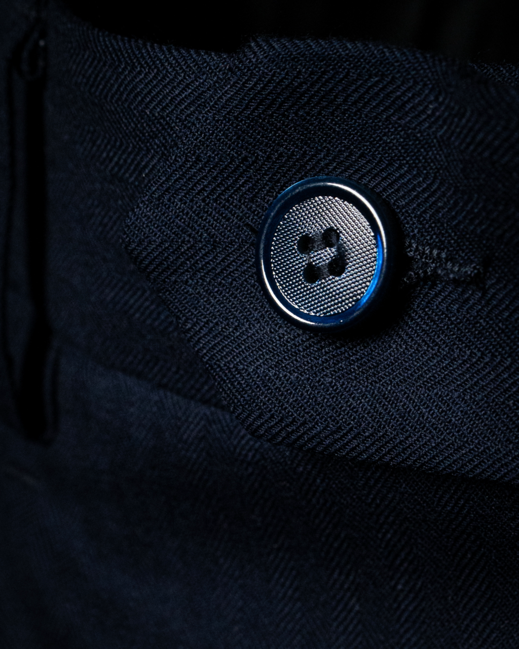 Abito Canova Blu Spinato