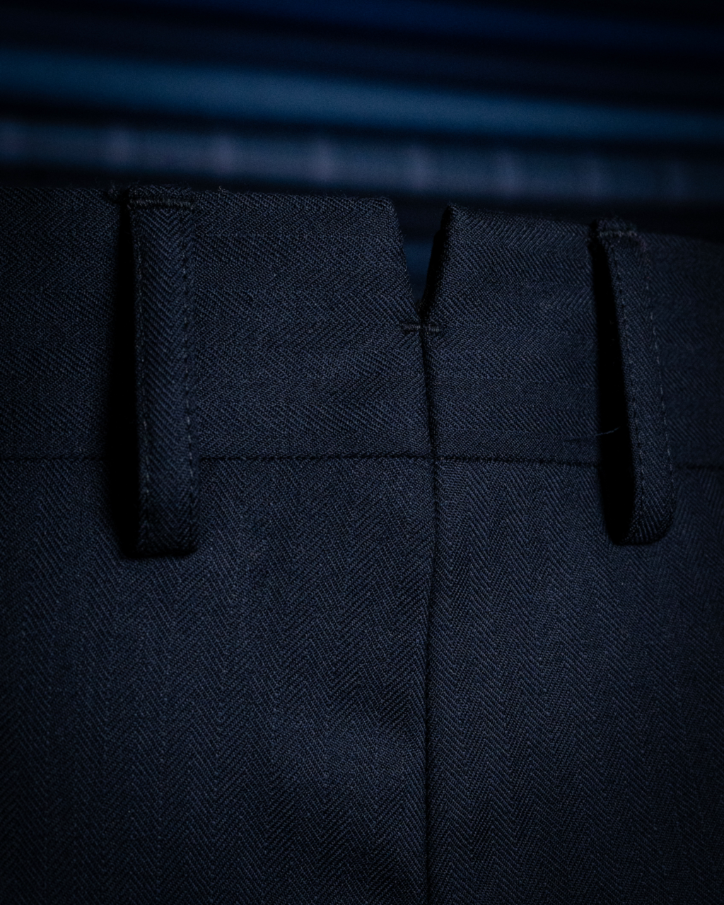 Abito Canova Blu Spinato