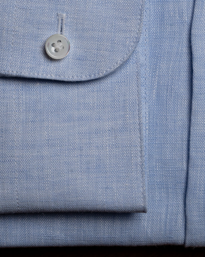 Bellini Light Blue Linen Shirt