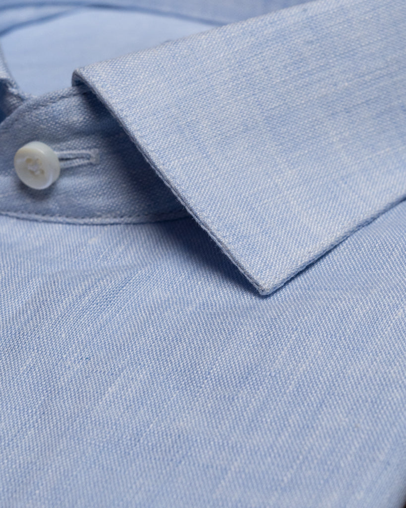 Bellini Light Blue Linen Shirt
