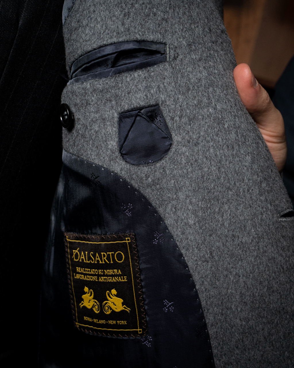 Cappotto Mantegna Grigio Fumo