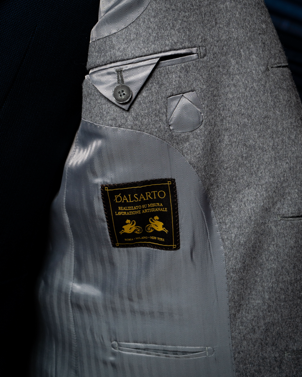 Cappotto Brunelleschi Grigio Tre Bottoni