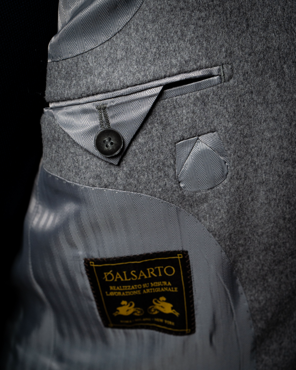 Cappotto Brunelleschi Grigio Tre Bottoni