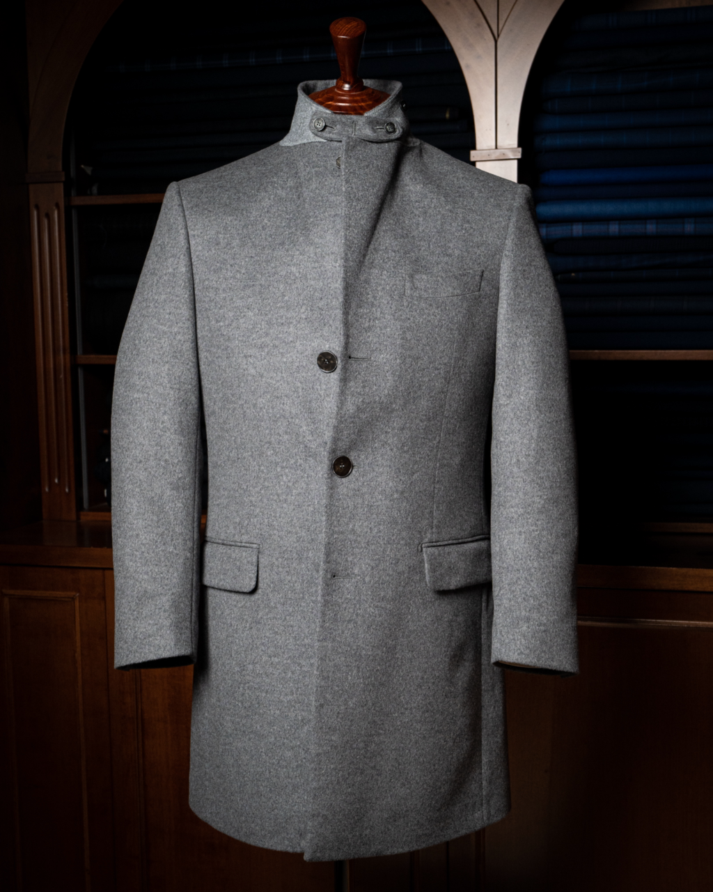 Cappotto Brunelleschi Grigio Tre Bottoni