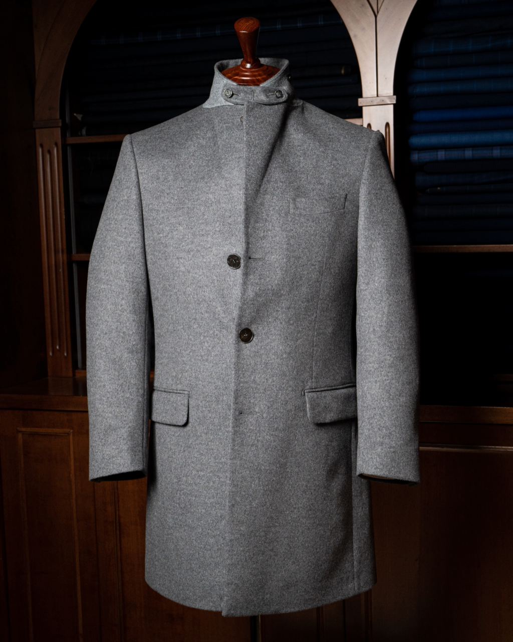 Cappotto Brunelleschi Grigio Tre Bottoni