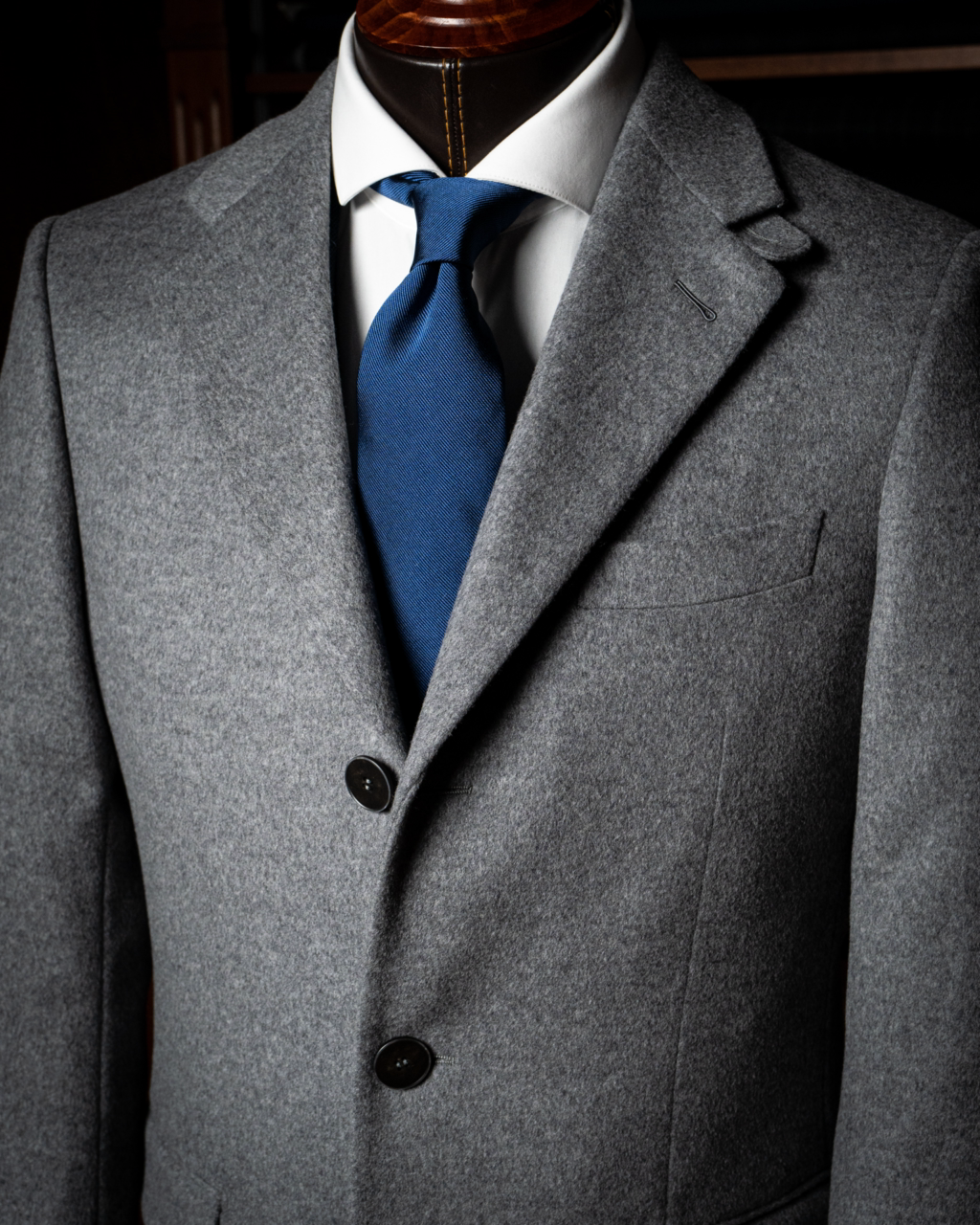 Cappotto Brunelleschi Grigio Tre Bottoni