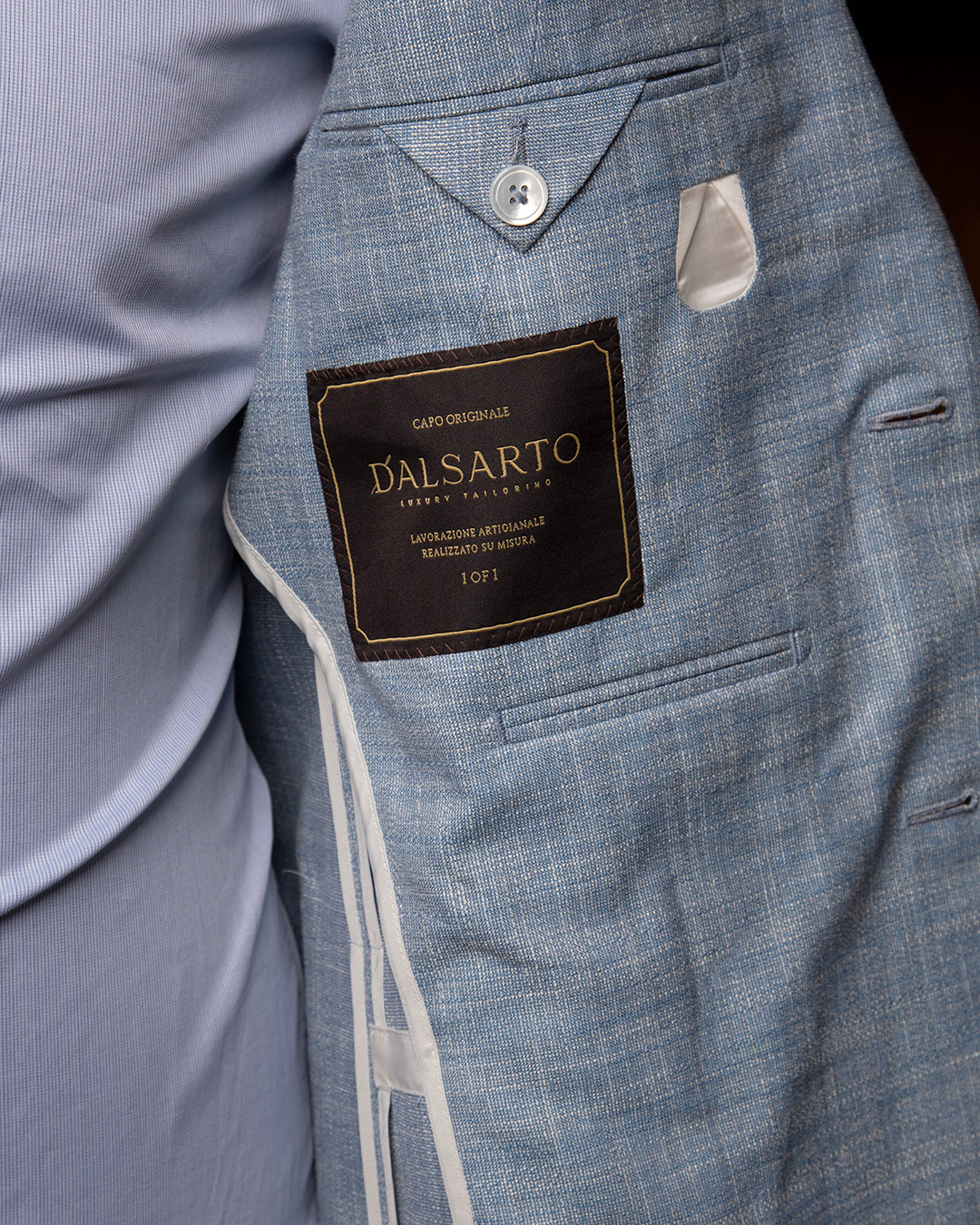 Giotto Light Blue Unlined Jacket