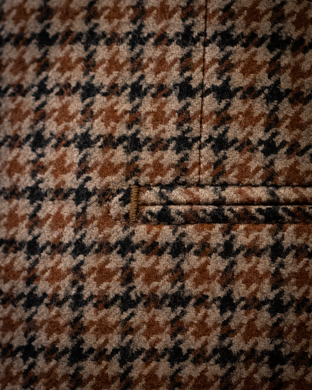 Giotto Brown Houndstooth Jacket