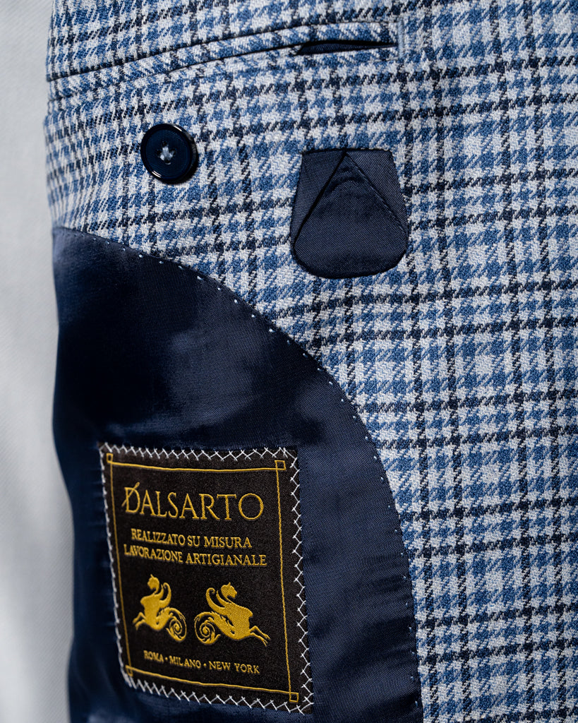 Giotto Blue Checked Jacket
