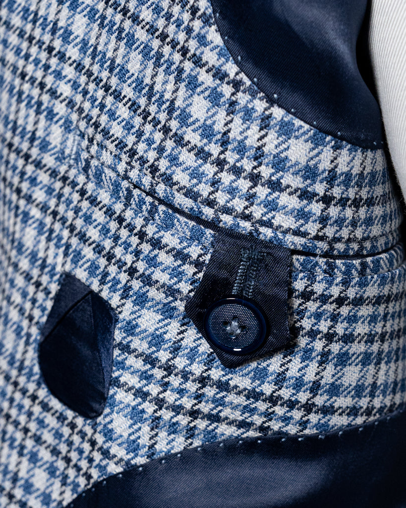 Giotto Blue Checked Jacket