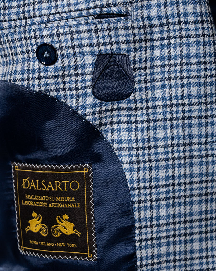 Giotto Blue Checked Jacket
