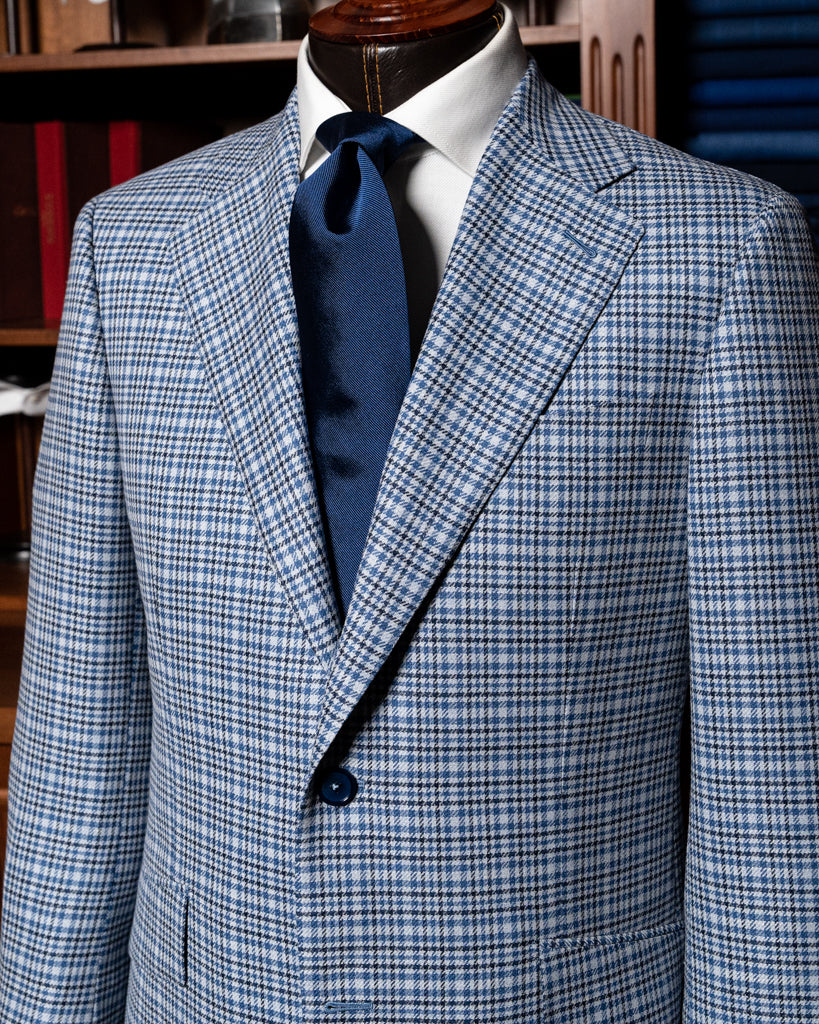 Giotto Blue Checked Jacket