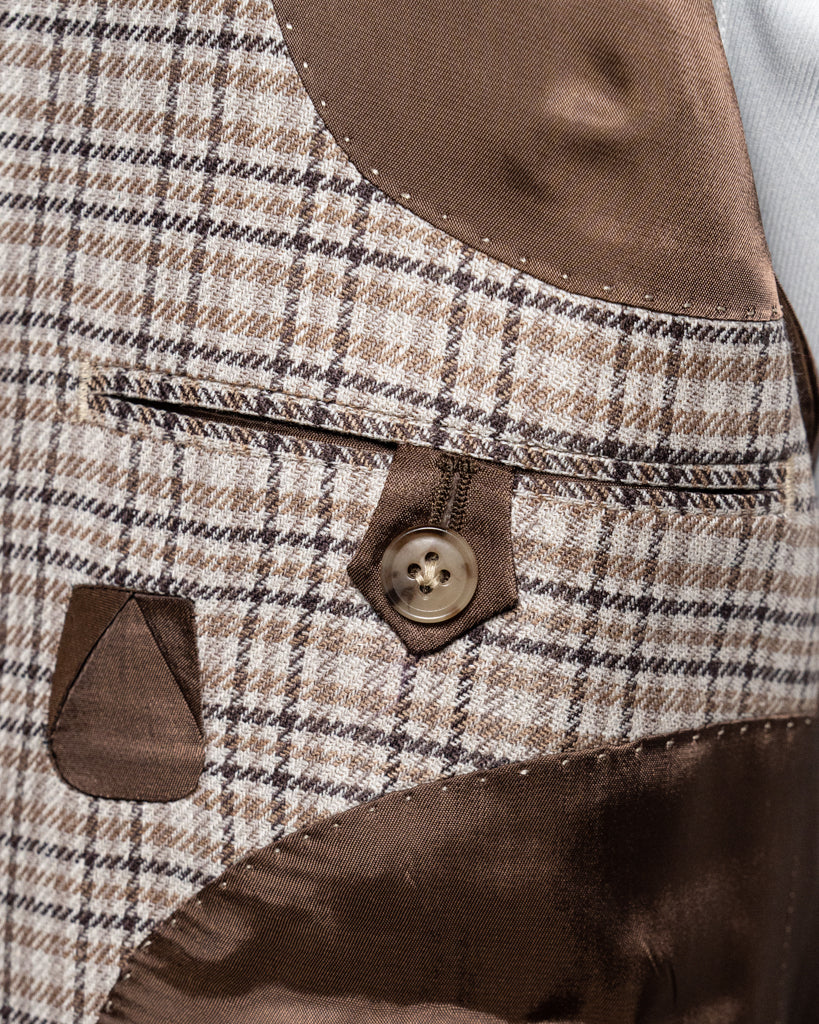 Giotto Beige Houndstooth Jacket
