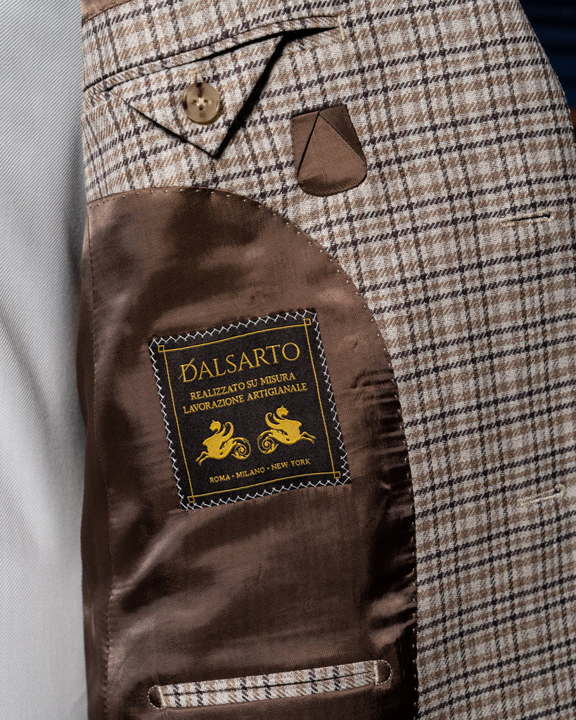 Giotto Beige Houndstooth Jacket