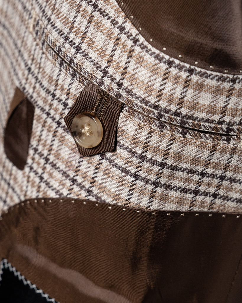 Giotto Beige Houndstooth Jacket