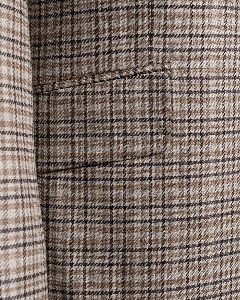 Giotto Beige Houndstooth Jacket