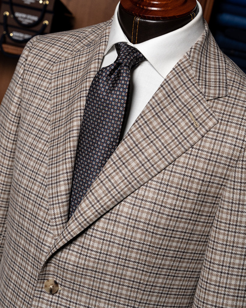 Giotto Beige Houndstooth Jacket