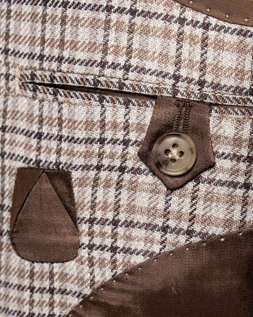 Giotto Beige Houndstooth Jacket