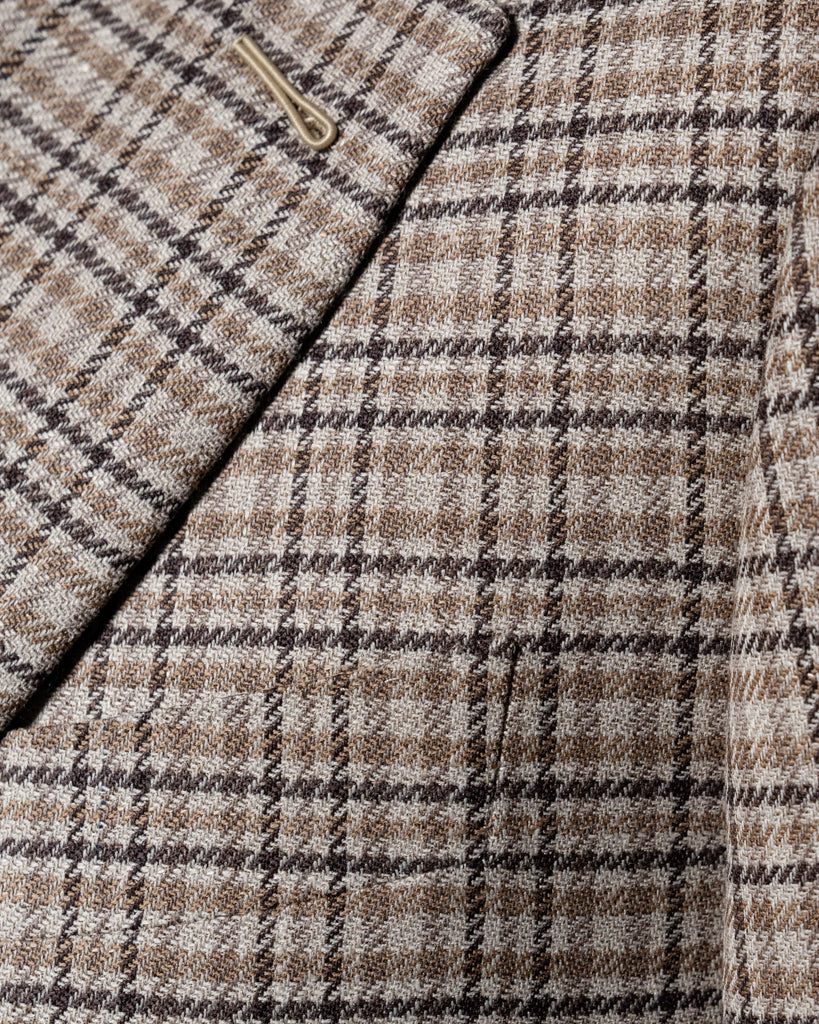 Giotto Beige Houndstooth Jacket