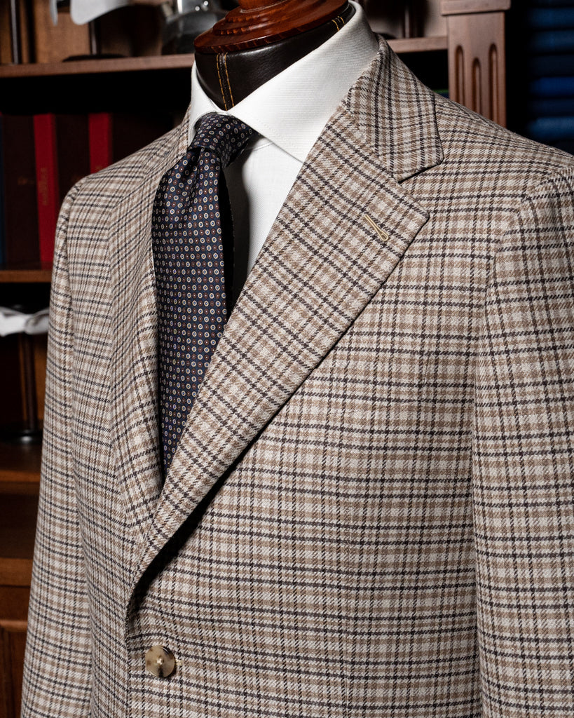Giotto Beige Houndstooth Jacket