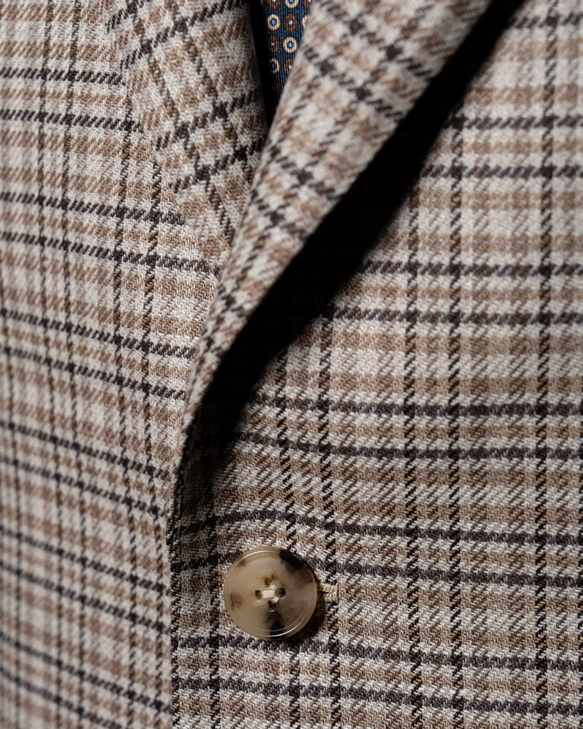 Giotto Beige Houndstooth Jacket